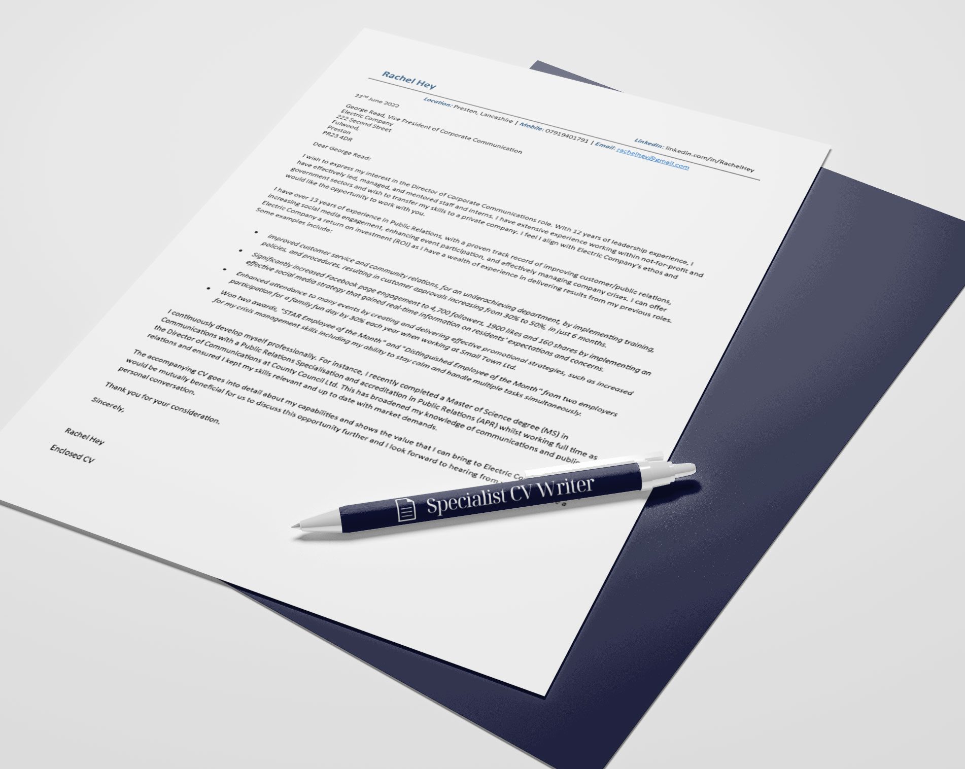 Cover letter